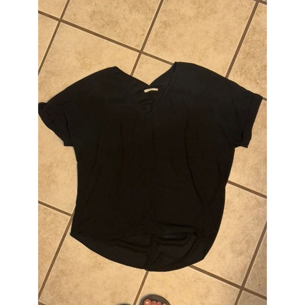 Women’s Black Lush Dolman Top Size Large